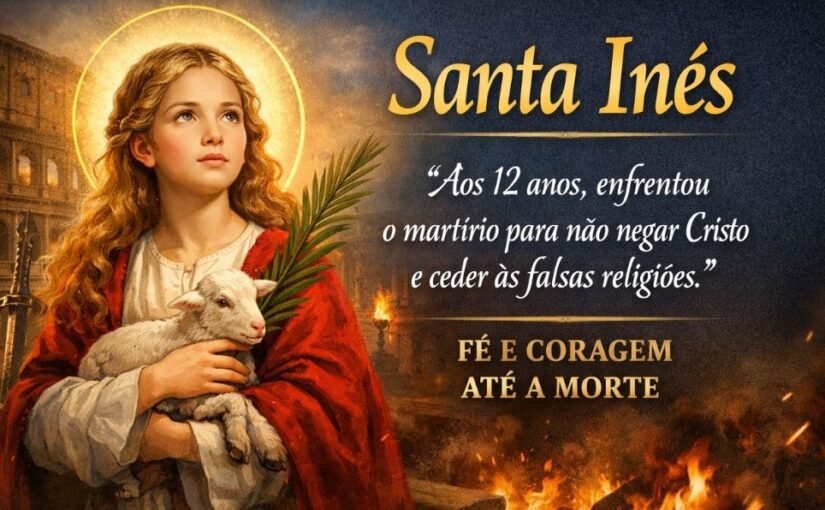 Santa Inês: A menina que aos 12 anos enfrentou o martírio para não negar Cristo e ceder às falsas religiões
