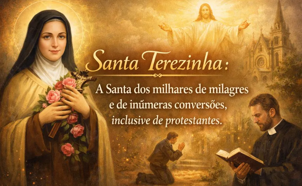 Imagem do artigo Santa Terezinha do Menino Jesus A Santa dos inúmeros milagres, conversões, mística e Doutora