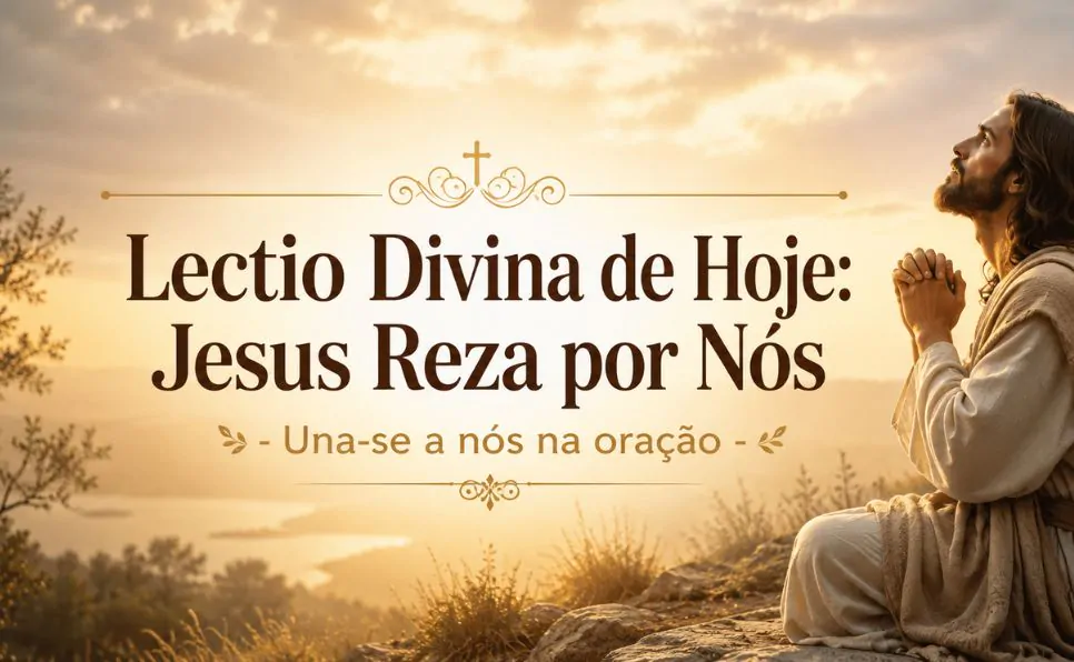 imagem do artigo Lectio Divina Católica Jesus Orando Permanecer na Verdade e Cuidar do Rebanho de Deus